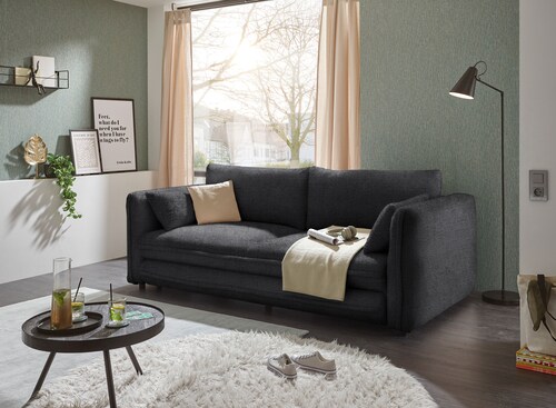 ED EXCITING DESIGN Schlafsofa "Stanley", mit Bettkasten & 2 Zierkissen günstig online kaufen
