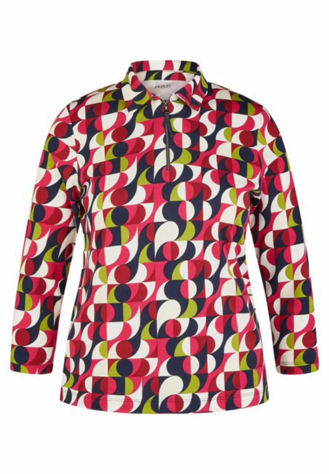 Rabe Print-Shirt RABE Geometrisches 3/4-Arm Shirt, farbintensiv und stilvol günstig online kaufen