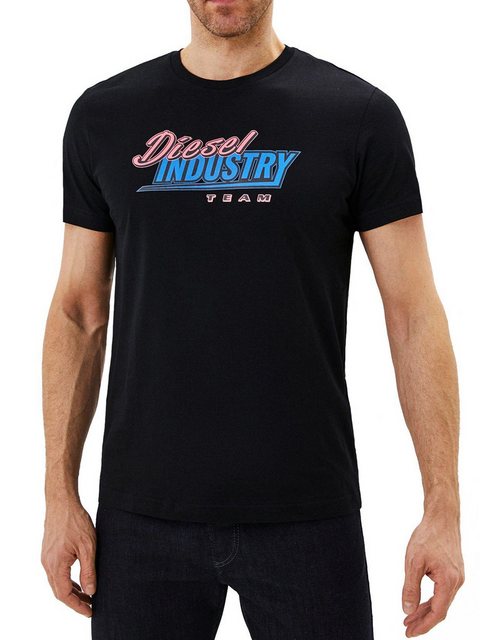 Diesel Rundhalsshirt Slim Fit Logo Shirt - T-DIEGOS-K37 günstig online kaufen