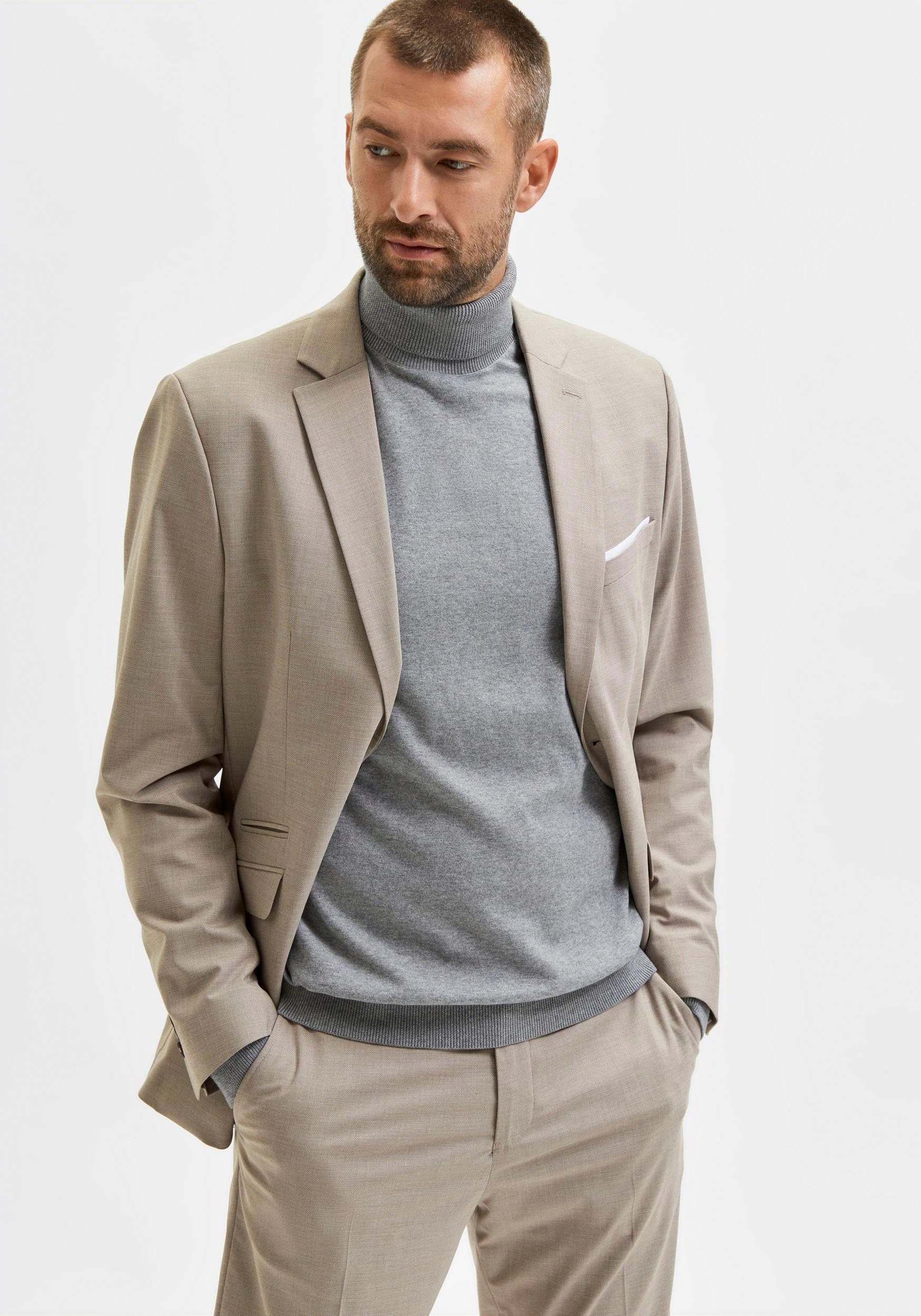 SELECTED HOMME Rollkragenpullover SLHBERG ROLL NECK günstig online kaufen