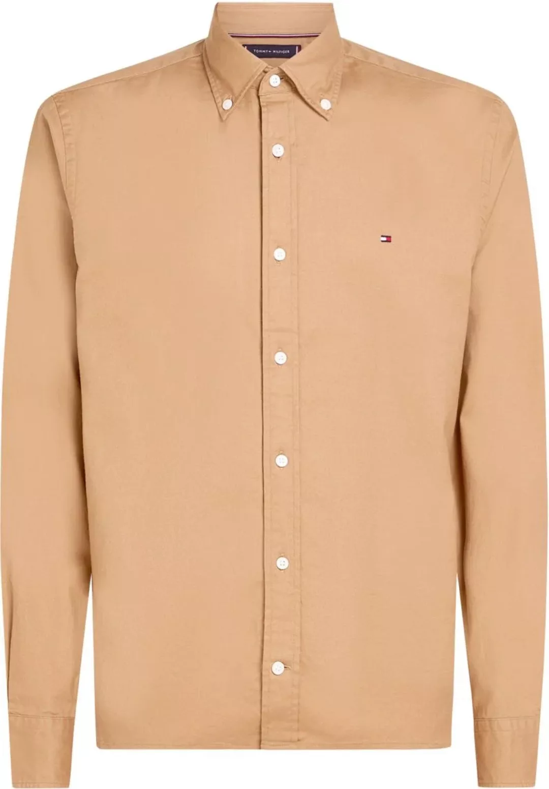 Tommy Hilfiger Hemd Brushed Beige - Größe XXL günstig online kaufen