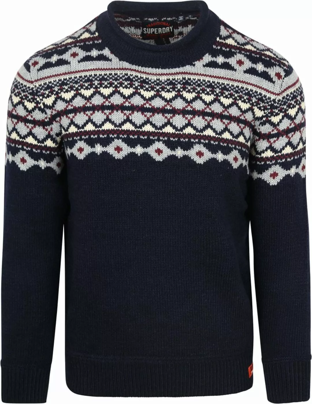 Superdry Rundhalspullover "FAIRISLE KNIT CREW JUMPER" günstig online kaufen