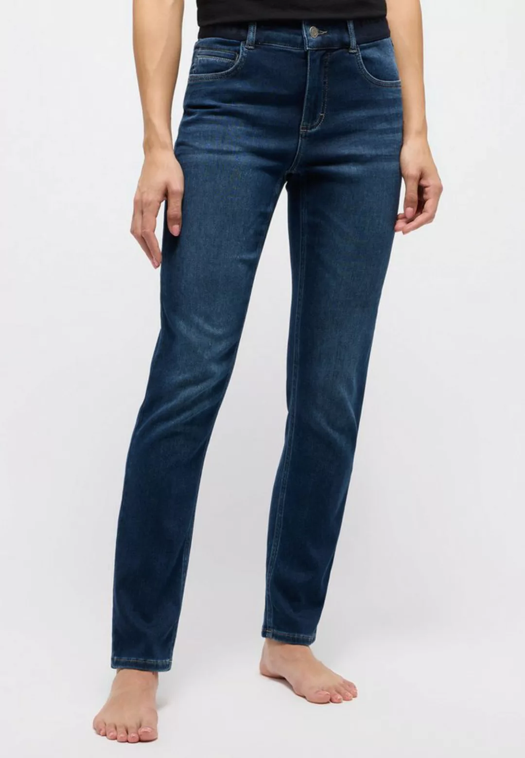 ANGELS 5-Pocket-Jeans Basic-Jeans Cici Sporty günstig online kaufen