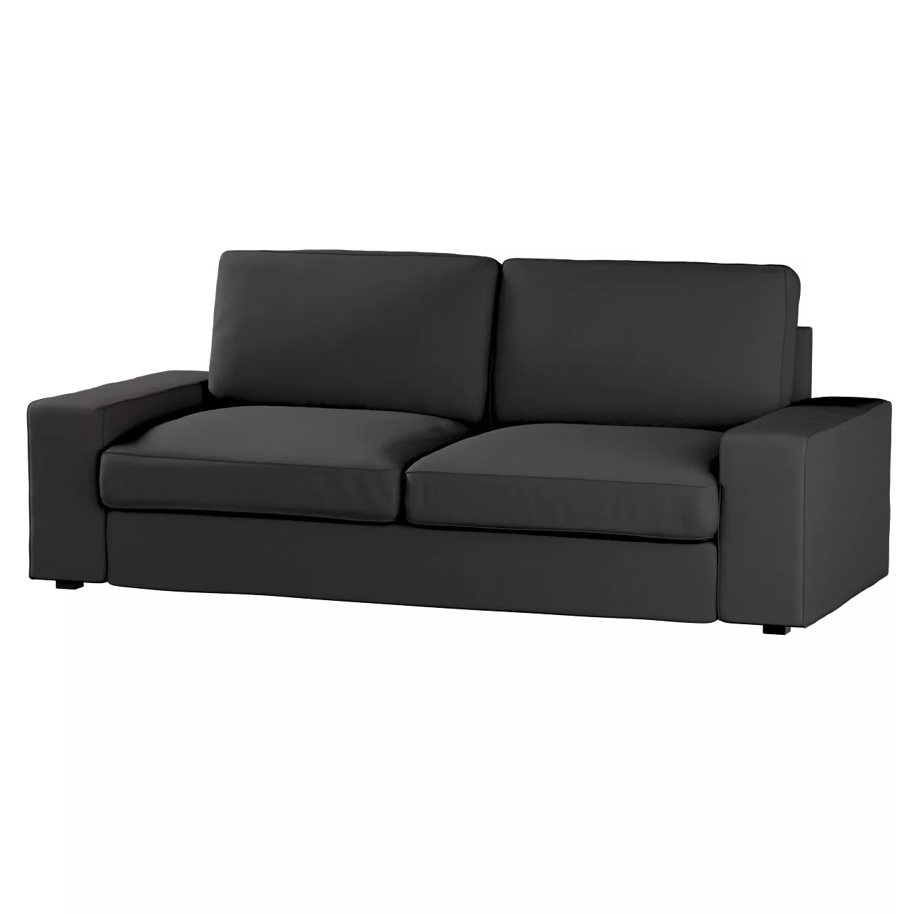 Bezug für Kivik 3-er Bettsofa, anthrazit, Kivik 3-er Bettsofabezug, Cotton günstig online kaufen