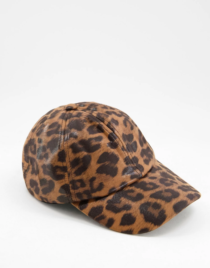 My Accessories – Kappe mit Leopardenmuster-Bunt günstig online kaufen
