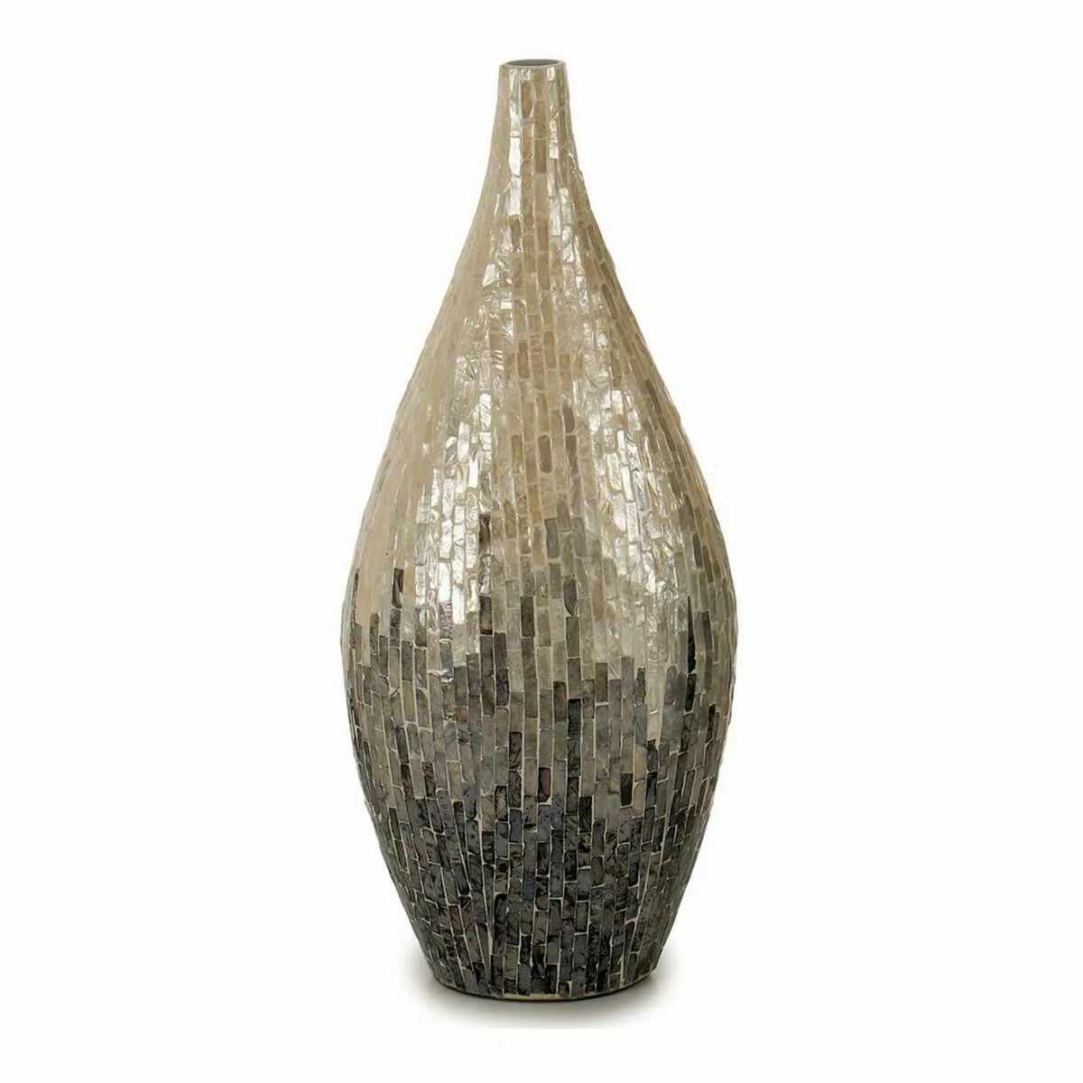 Vase Grau Verblasster Effekt (21 X 63 X 28	 Cm) günstig online kaufen