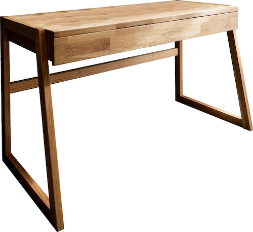 Home affaire Laptoptisch "Dura", aus Massivholz, mit Soft-Close Funktion de günstig online kaufen