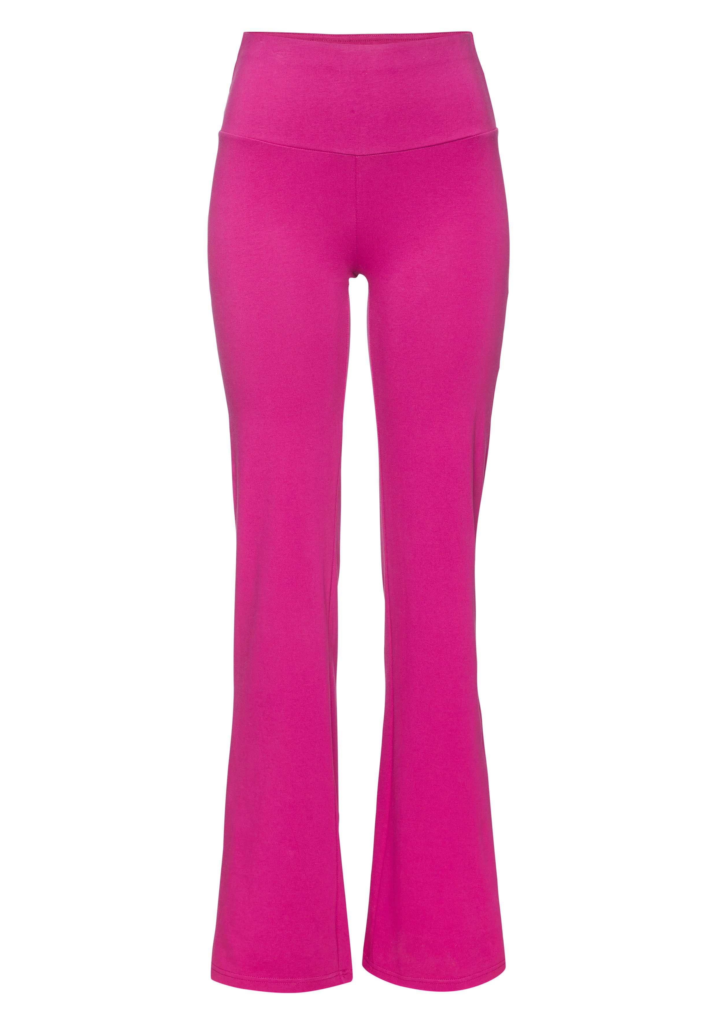LASCANA ACTIVE Jazzpants mit breitem Bündchen günstig online kaufen
