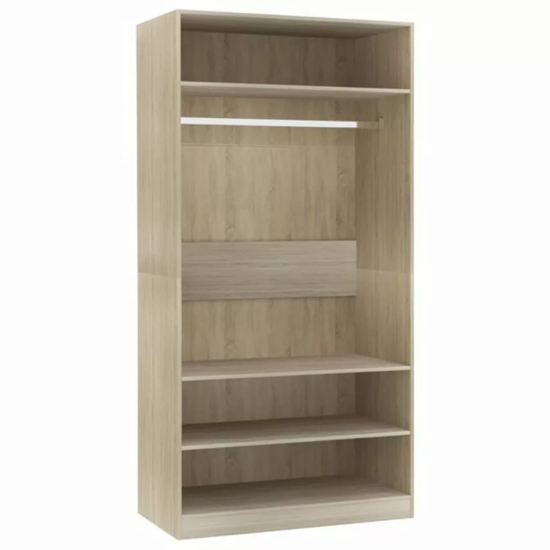 vidaXL Kleiderschrank Kleiderschrank Sonoma-Eiche 100x50x200 cm Holzwerksto günstig online kaufen