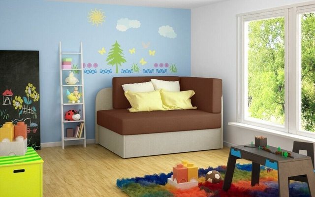 JVmoebel Schlafsofa Kindersofa Couch Ecksofa Polstersofa Schlafsofa Schlaff günstig online kaufen