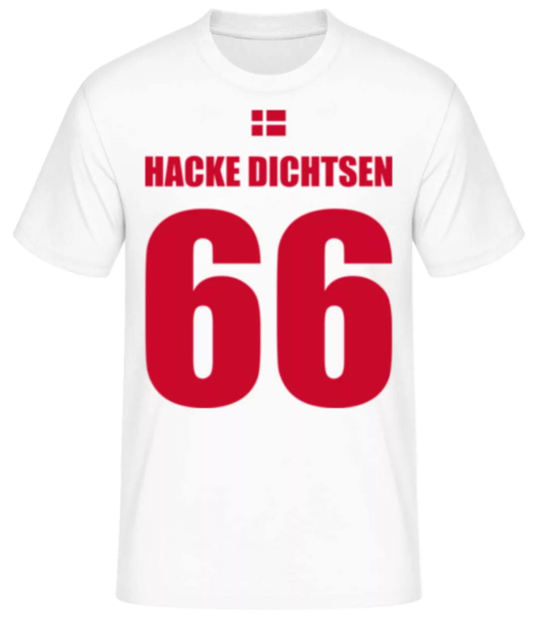 Dänemark Fußball Trikot Hacke Dichtsen · Männer Basic T-Shirt günstig online kaufen