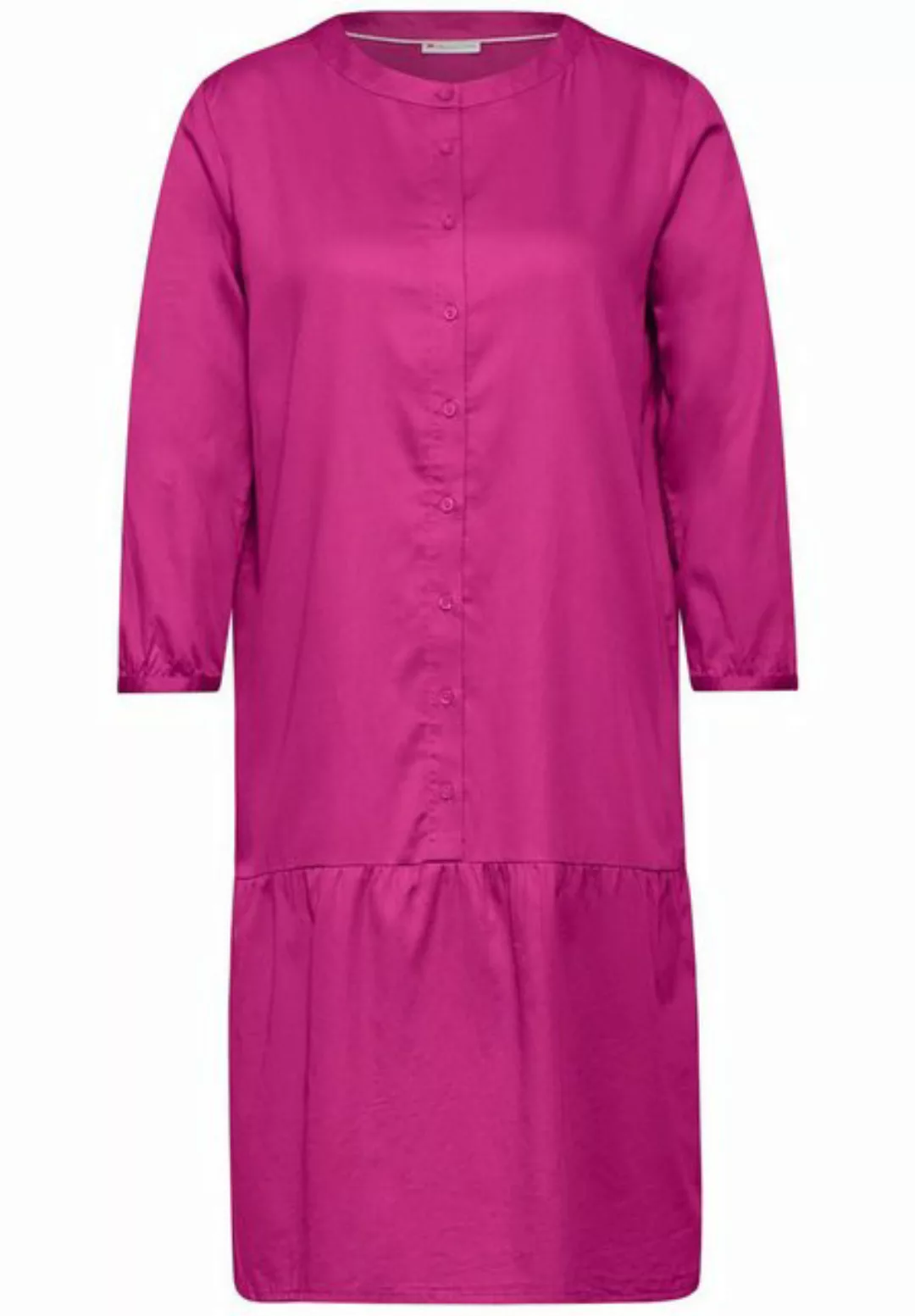 STREET ONE Sommerkleid Cotton Tunic_solid, magnolia pink günstig online kaufen