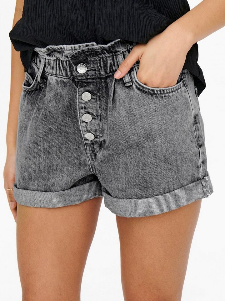 Only Damen Jeans Short ONLCUBA LIFE PAPERBAG günstig online kaufen