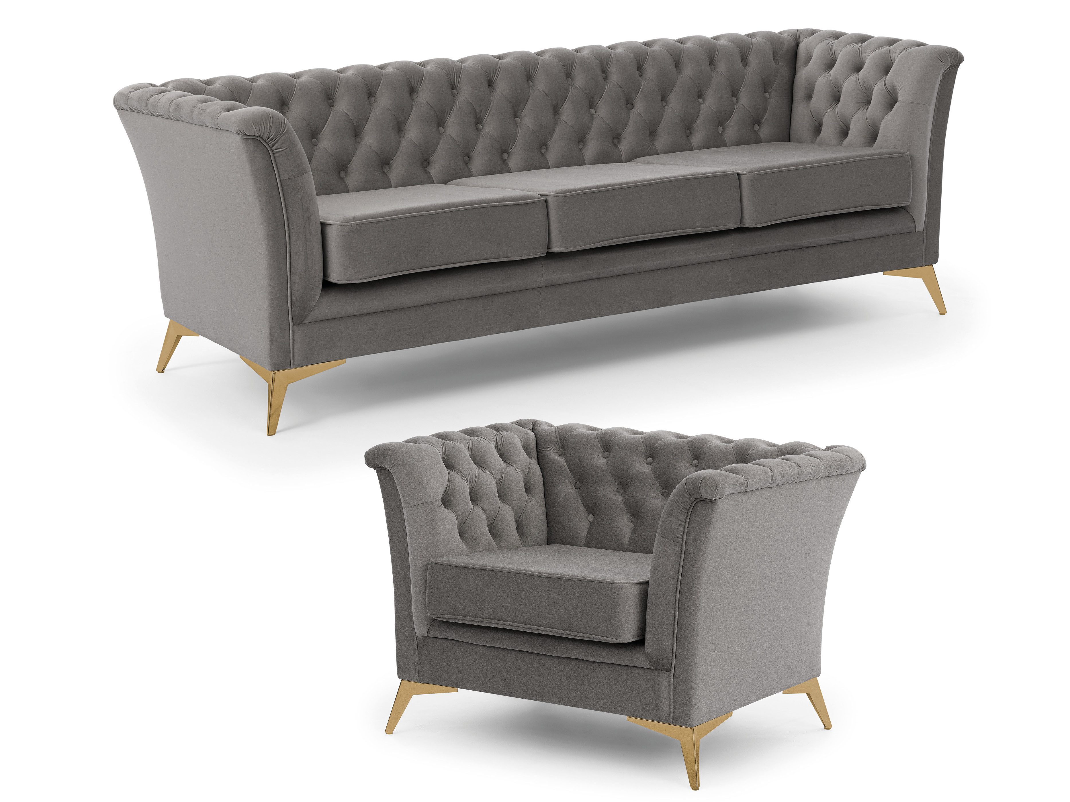 S-Style Möbel Polstergarnitur 3+1 Whitby, aus günstig online kaufen