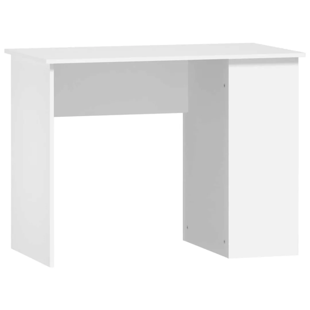 Vidaxl Schreibtisch Weiß 100x55x75 Cm Holzwerkstoff günstig online kaufen
