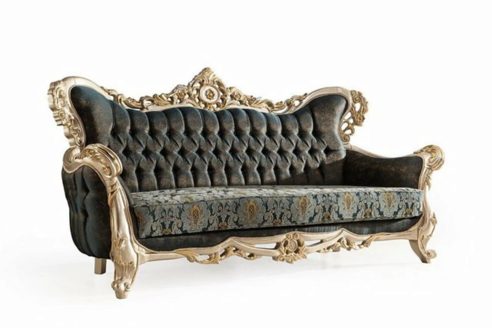 JVmoebel Sofa, Luxus Klassischer Barock Dreisitzer Chesterfield Couch günstig online kaufen