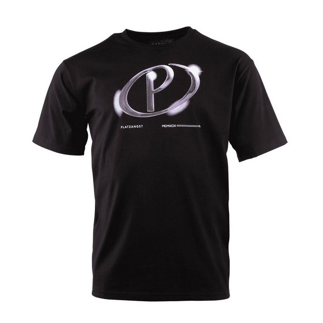 Platzangst T-Shirt T-Shirt Sphere Schwarz (1-tlg) günstig online kaufen