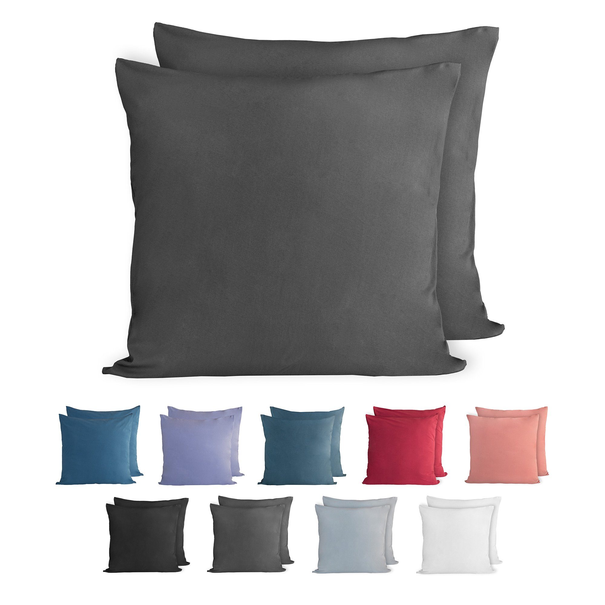 Komfortec Kissenbezug 100% Baumwolle, 150 g/m², günstig online kaufen