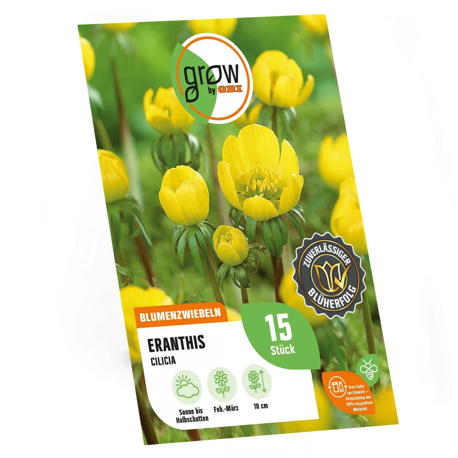 GROW by OBI Winterling Gelb 10 cm Eranthis cilicica günstig online kaufen