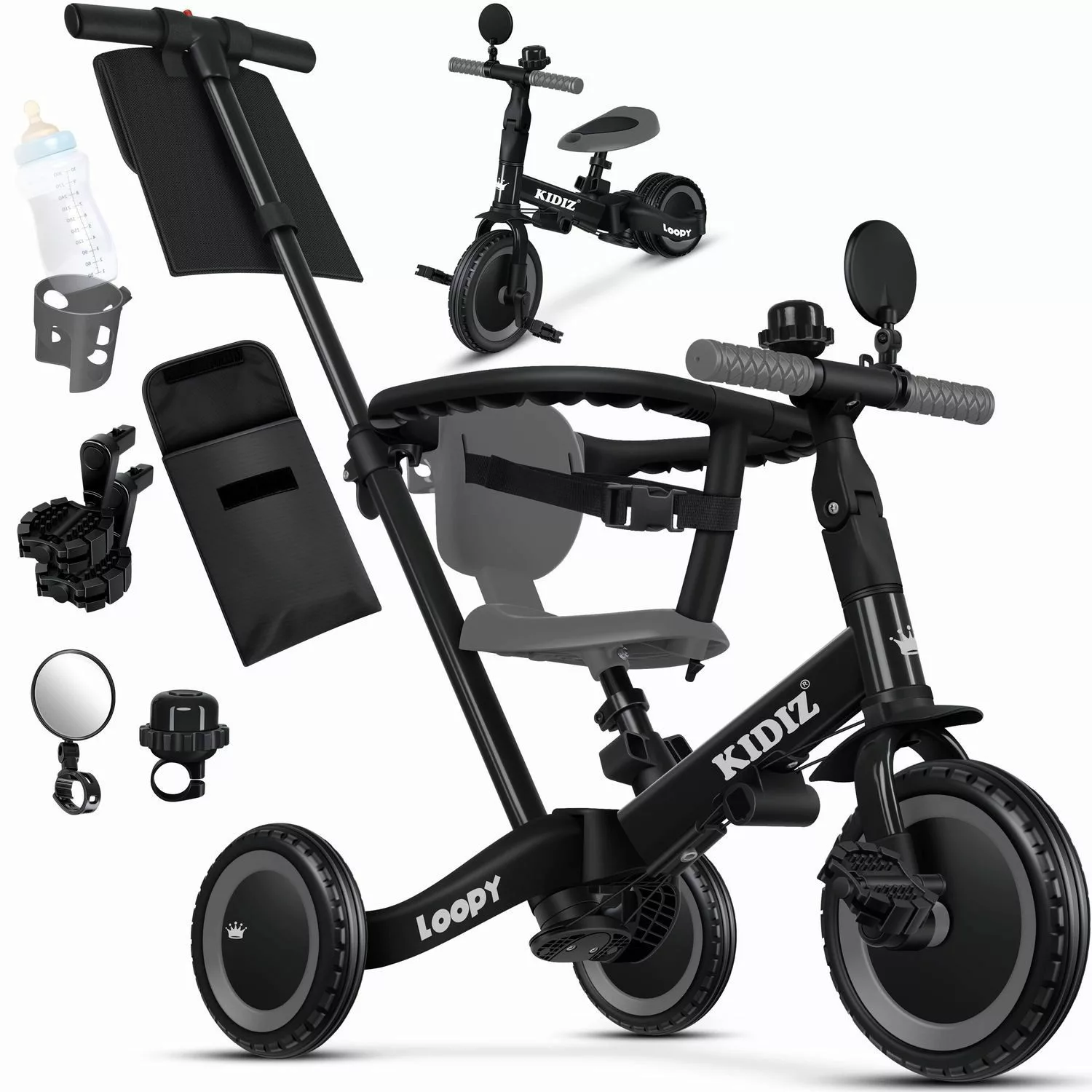 KIDIZ Laufrad, 6in1 Dreirad Loopy Laufräder günstig online kaufen