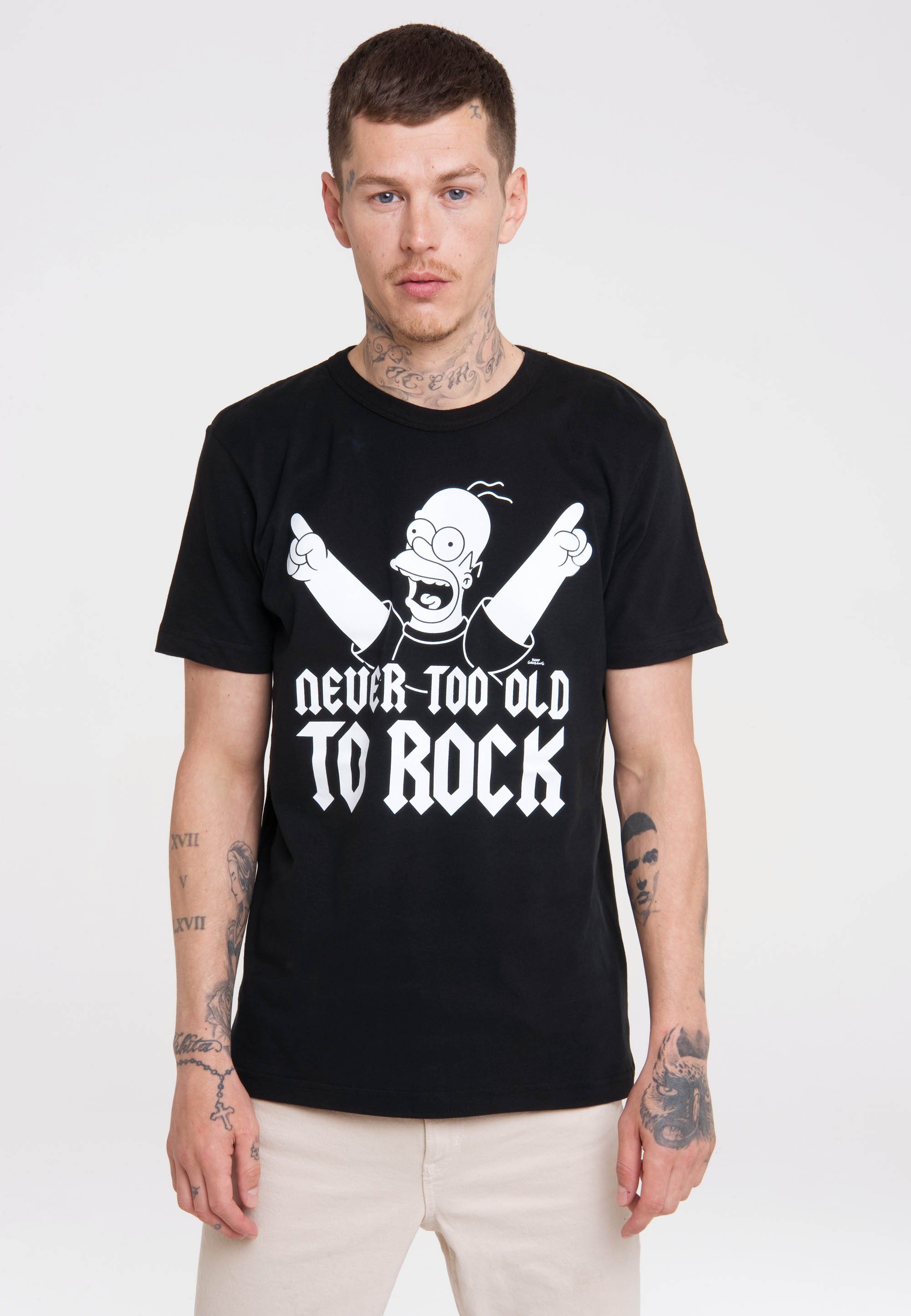 LOGOSHIRT T-Shirt The Simpsons mit lizenziertem günstig online kaufen