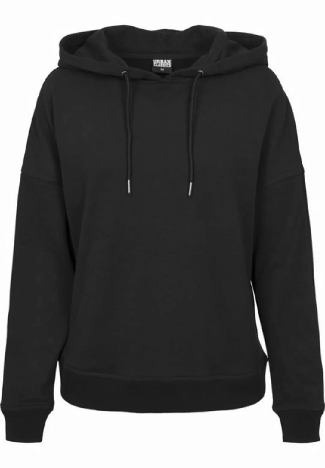 URBAN CLASSICS Rundhalspullover Urban Classics Damen Ladies Laced-Up Hoody günstig online kaufen