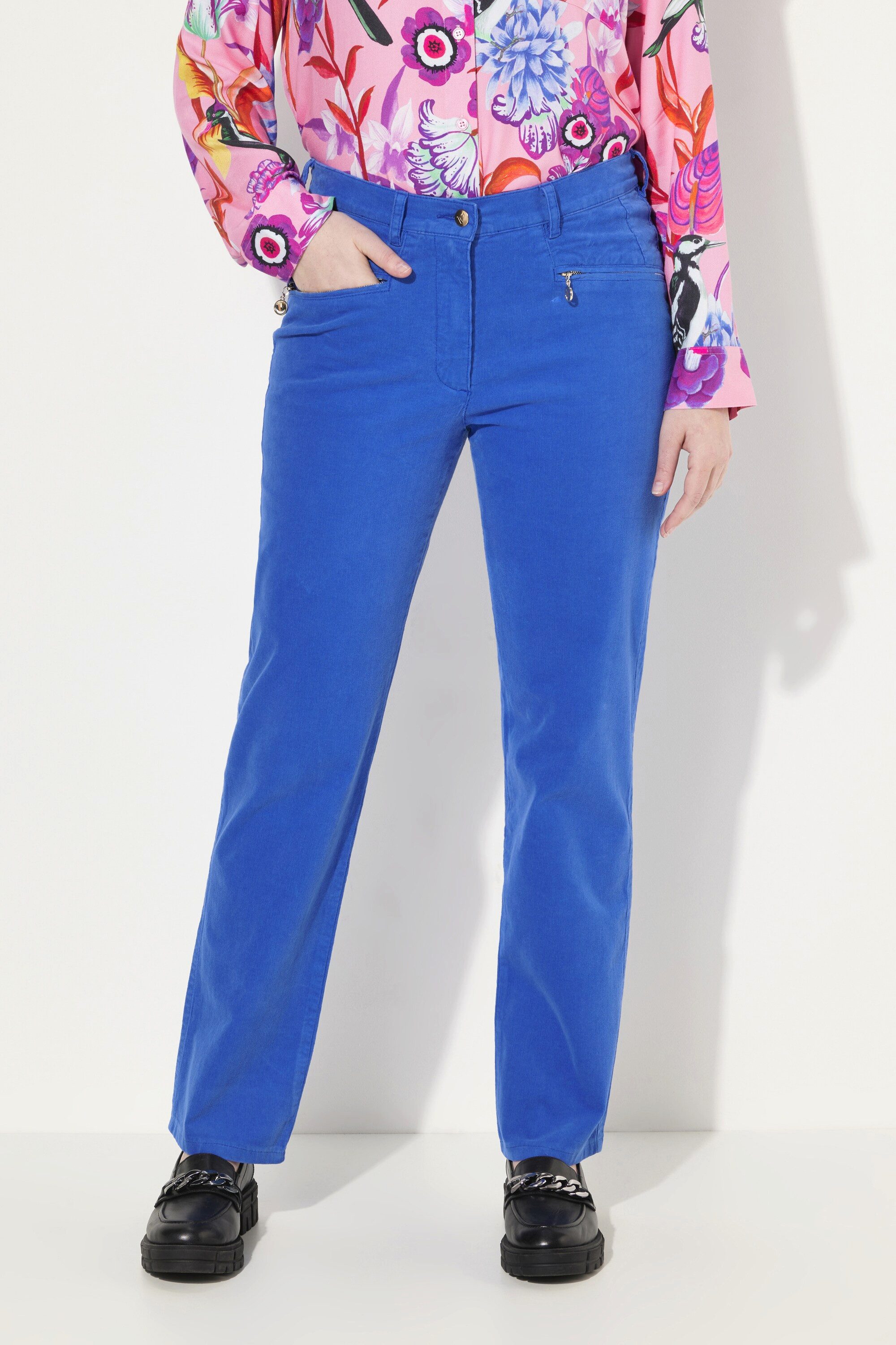 Ulla Popken Funktionshose Cordhose Mony Komfortbund günstig online kaufen