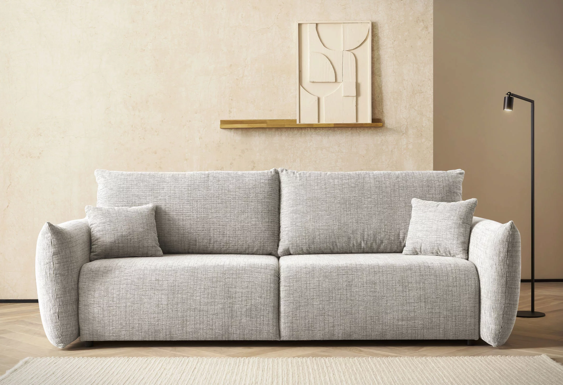 INOSIGN 3-Sitzer "MAVAS Schlafsofa mit Bettkasten", ca.240/108cm (Liegefläc günstig online kaufen