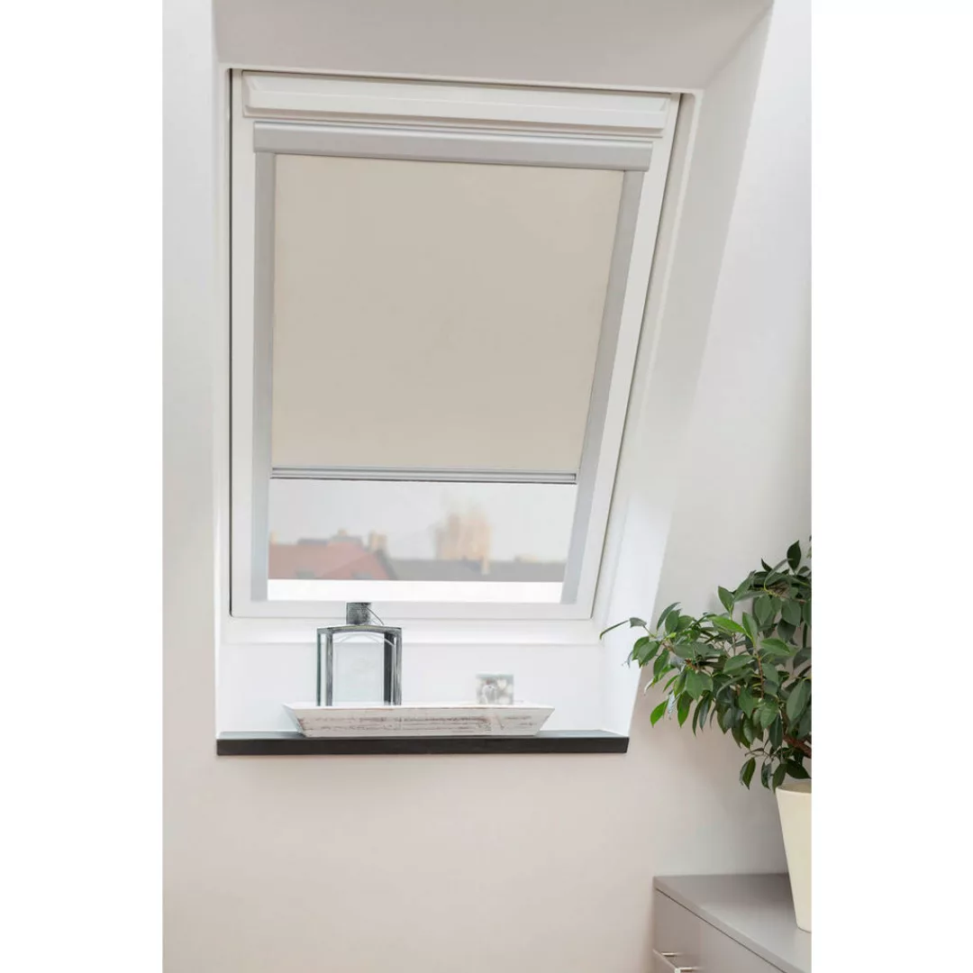 Dachfensterrollo Skylight VD creme B/L: ca. 38,3x80 cm günstig online kaufen