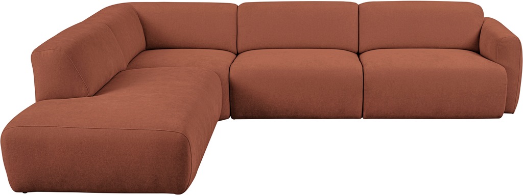 andas Ecksofa "Myrland", Breite 241 cm, Chenille, Easy Clean Stoff, mit Kal günstig online kaufen