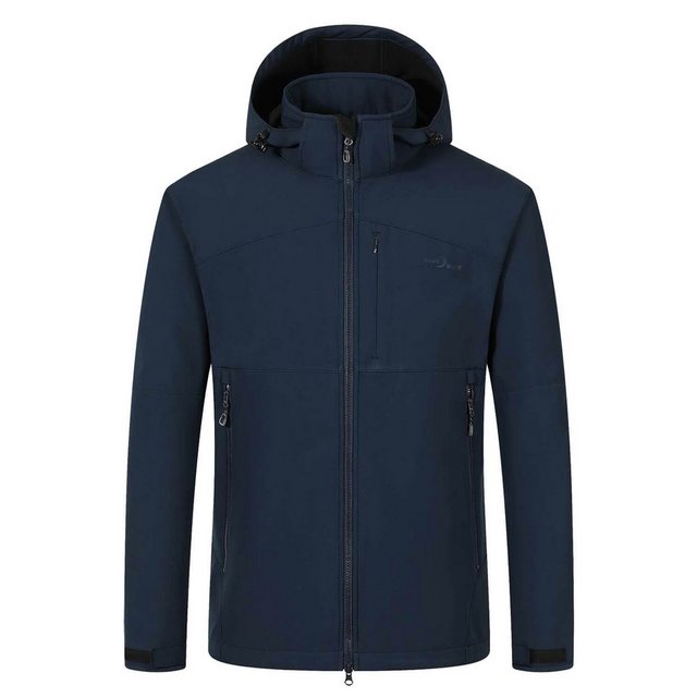 Blue Wave Softshelljacke Herren Jacke Mads mit Fleecefutter und angeschnitt günstig online kaufen