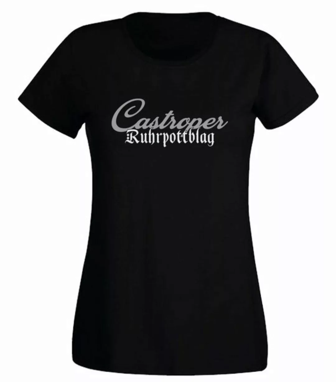 G-graphics T-Shirt Castroper Ruhrpottblag Slim-fit Damen T-Shirt mit Ruhrge günstig online kaufen