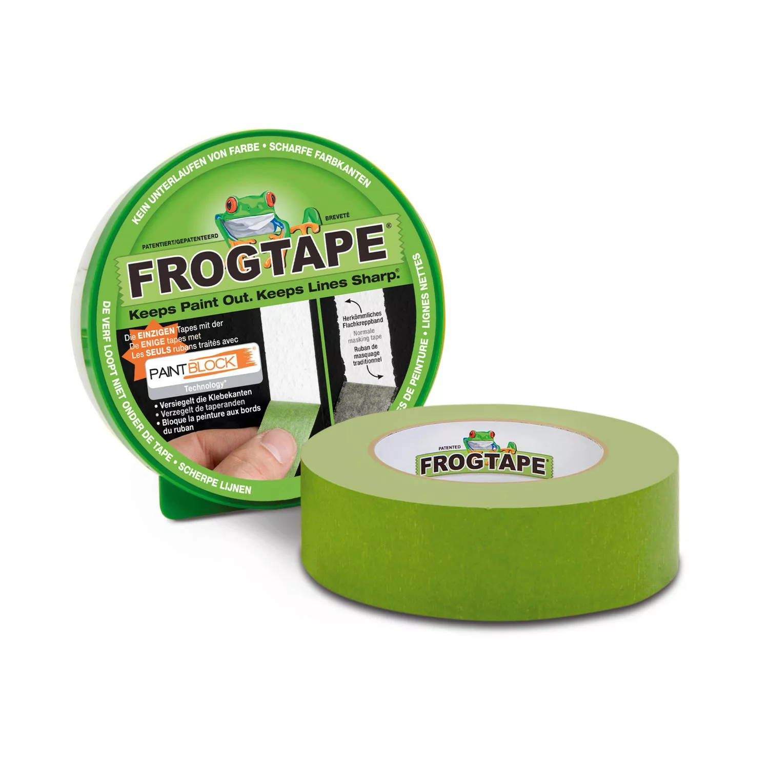 Malerkrepp Frog Tape 41,1 m x 24 mm Grün FSC® günstig online kaufen