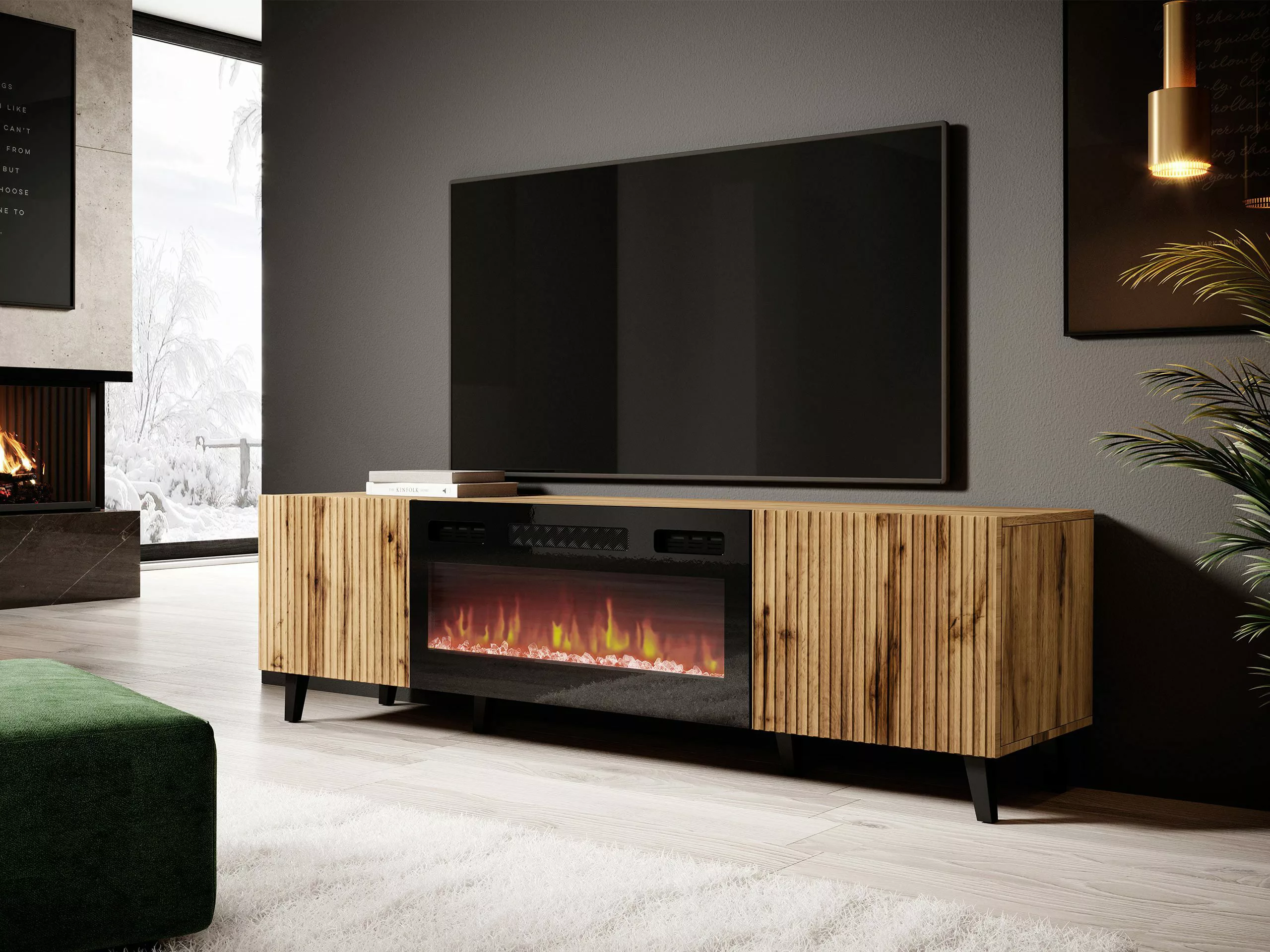 MIRJAN24 TV-Schrank Vamos 180 mit Elektrischem günstig online kaufen