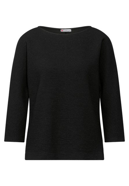 STREET ONE 3/4-Arm-Shirt mit feiner Struktur günstig online kaufen