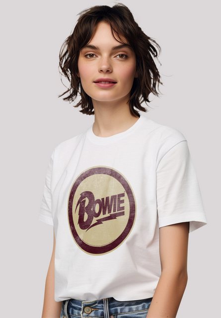 F4NT4STIC T-Shirt David Bowie Circle Logo Premium Qualität günstig online kaufen