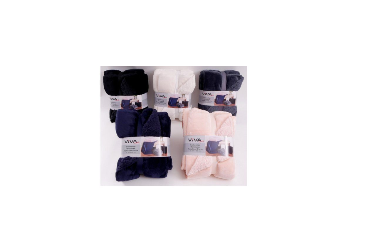 Wohndecke VIVA Home, Oberseite weicher Flanell günstig online kaufen