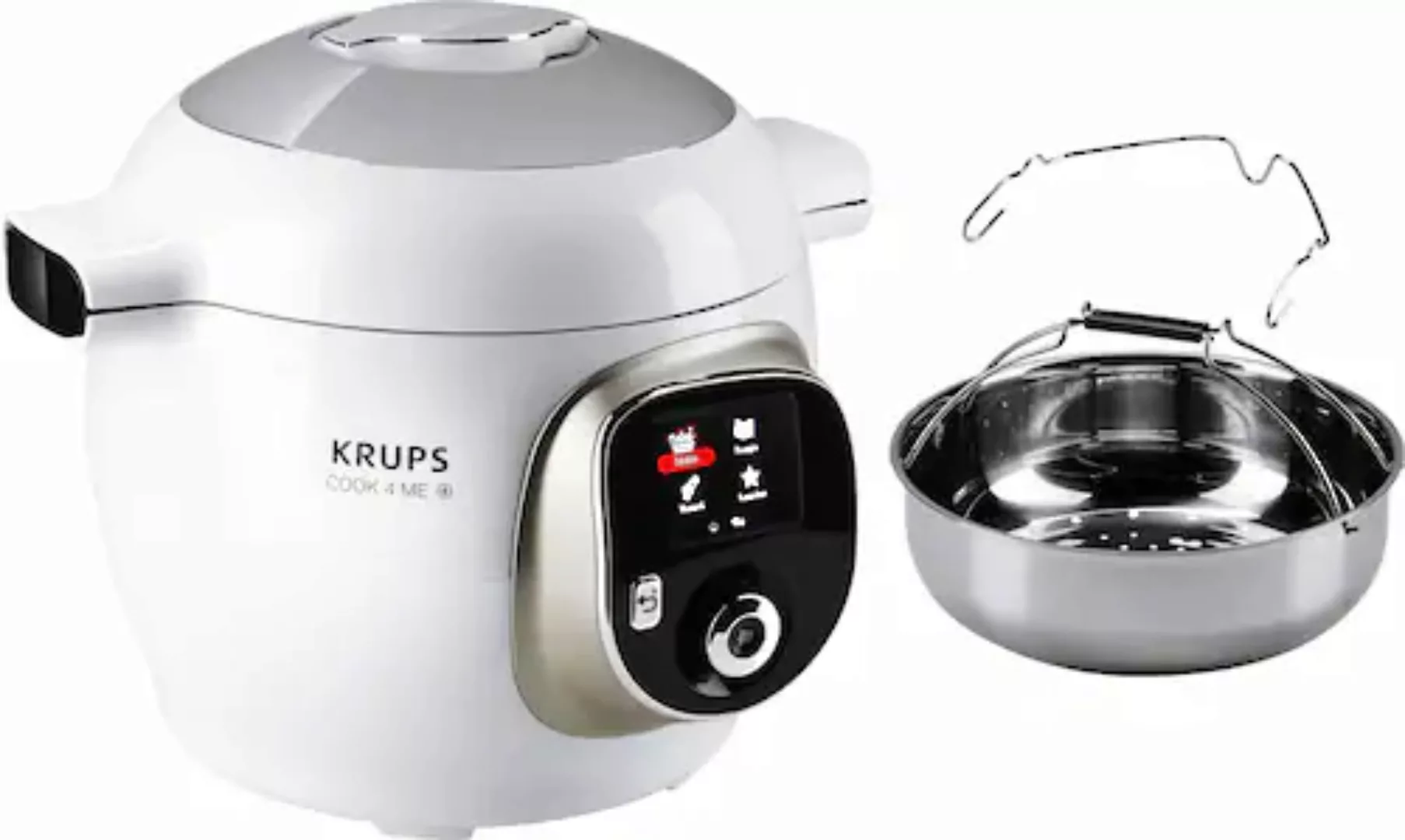 Krups Multikocher »CZ7101 Cook4Me +«, 6L Kapazität, digitale Rezepte, Schne günstig online kaufen