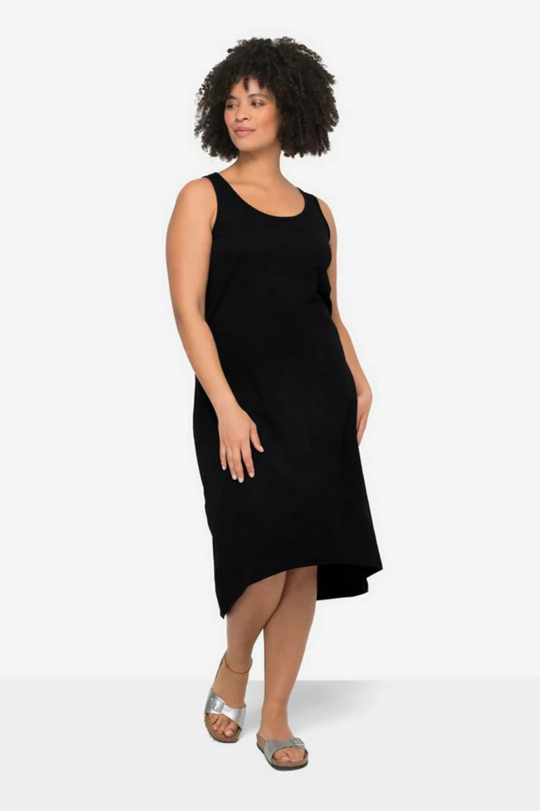 Janet & Joyce Sommerkleid Jersey-Midikleid ärmelloser Fitted Fit günstig online kaufen