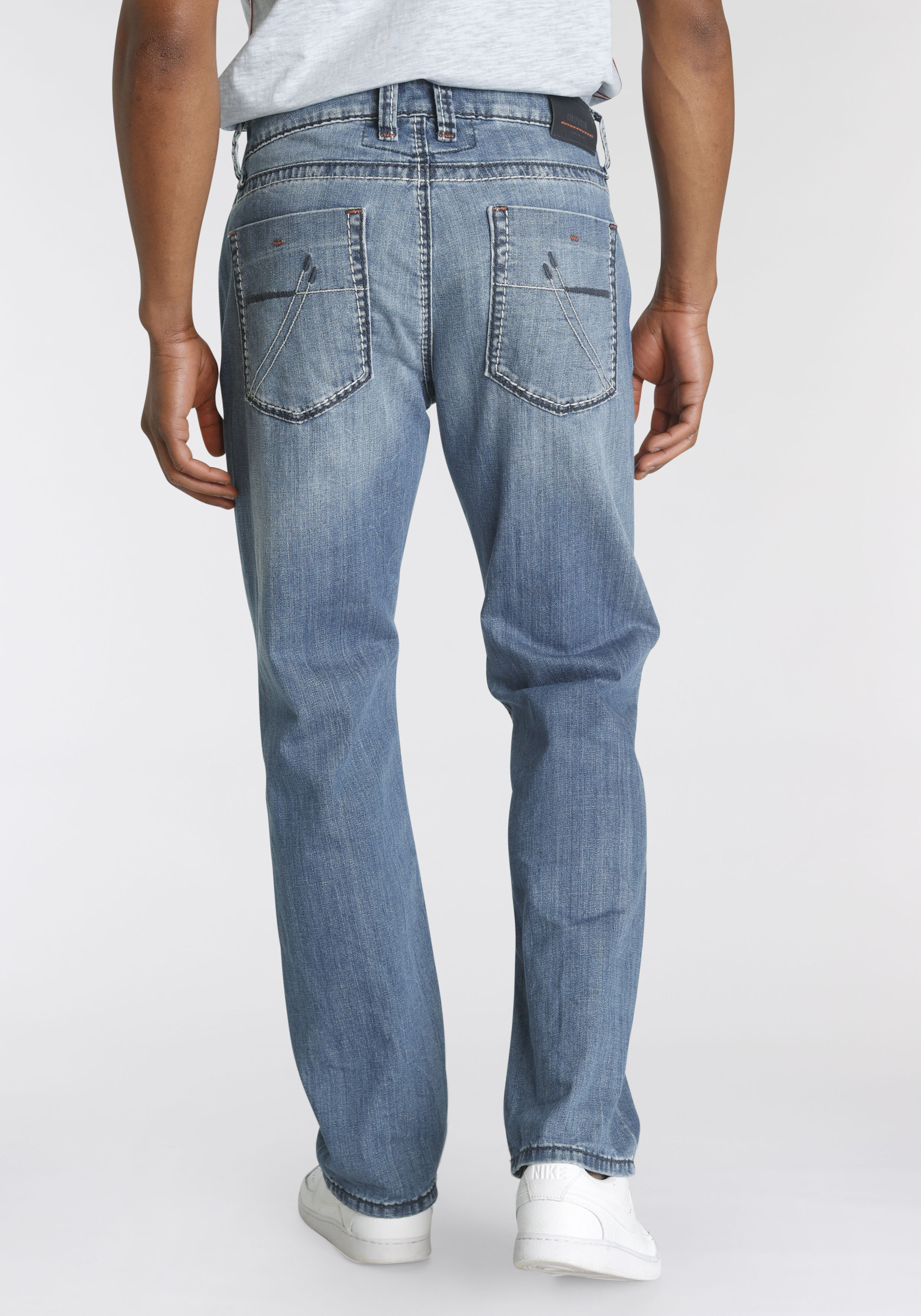 CAMP DAVID Regular-fit-Jeans NI:CO:R611 mit Abriebeffekten günstig online kaufen