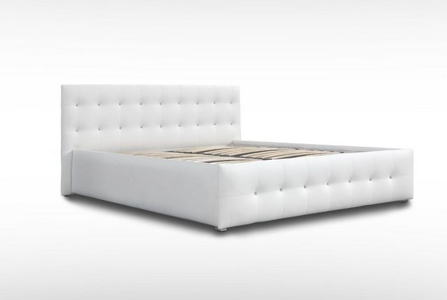 Xlmoebel Bett Schlafzimmer Bett Weiß Modern Design Luxus (1-tlg., Bett), He günstig online kaufen