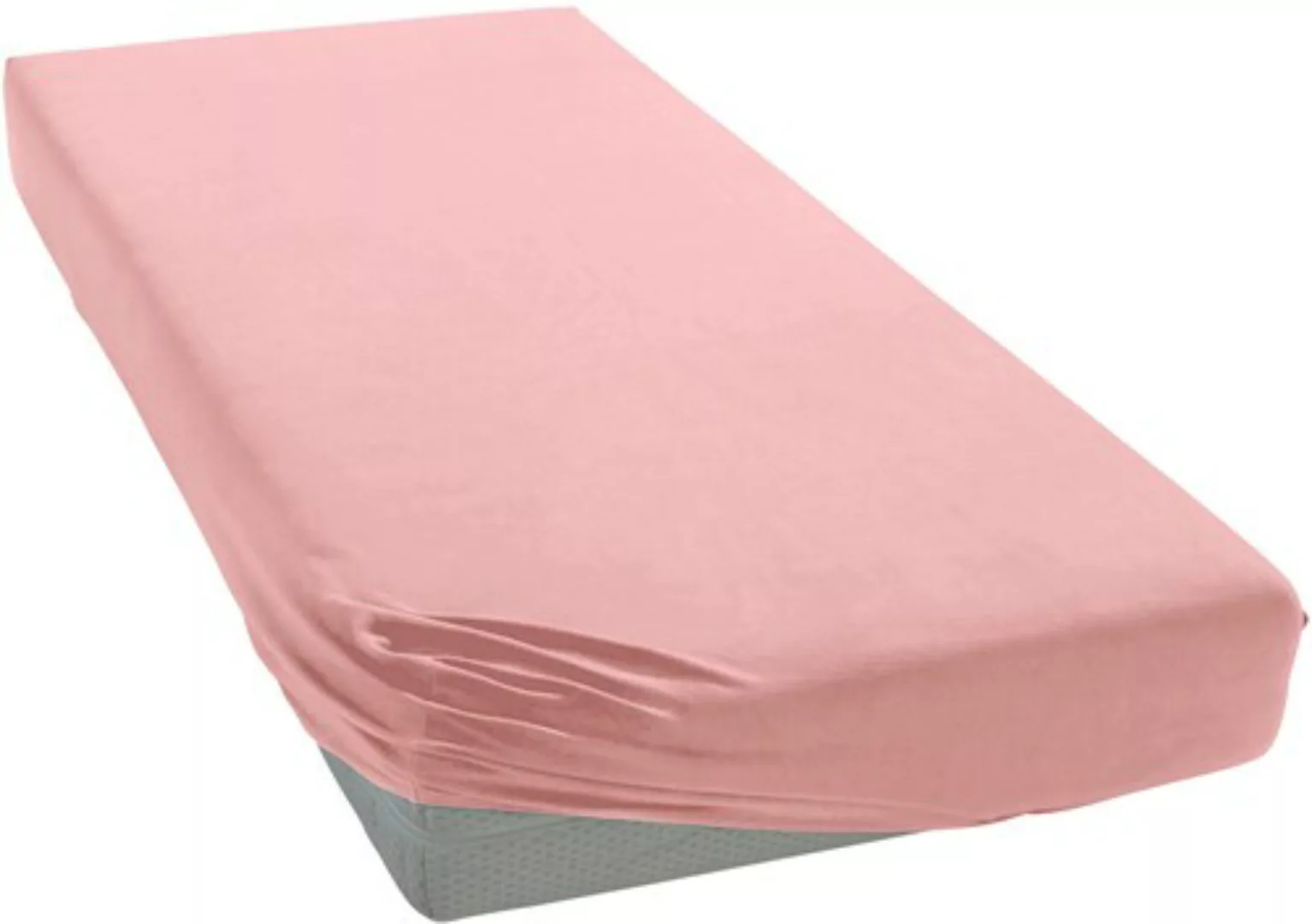 Janine Janine Spannbetttuch Elastic-Jersey 5002 zartmauve Größe:  150x200 c günstig online kaufen