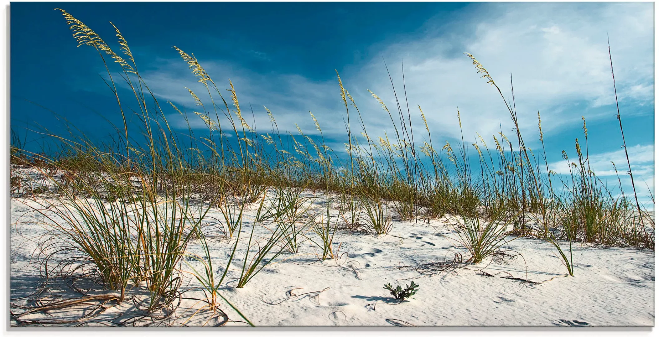 Artland Glasbild "Sanddüne und Gräser", Strand, (1 St.), in verschiedenen G günstig online kaufen