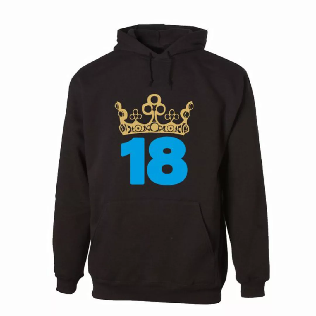 G-graphics Hoodie 18 – mit Krone zum 18ten Geburtstag mit trendigem Frontpr günstig online kaufen