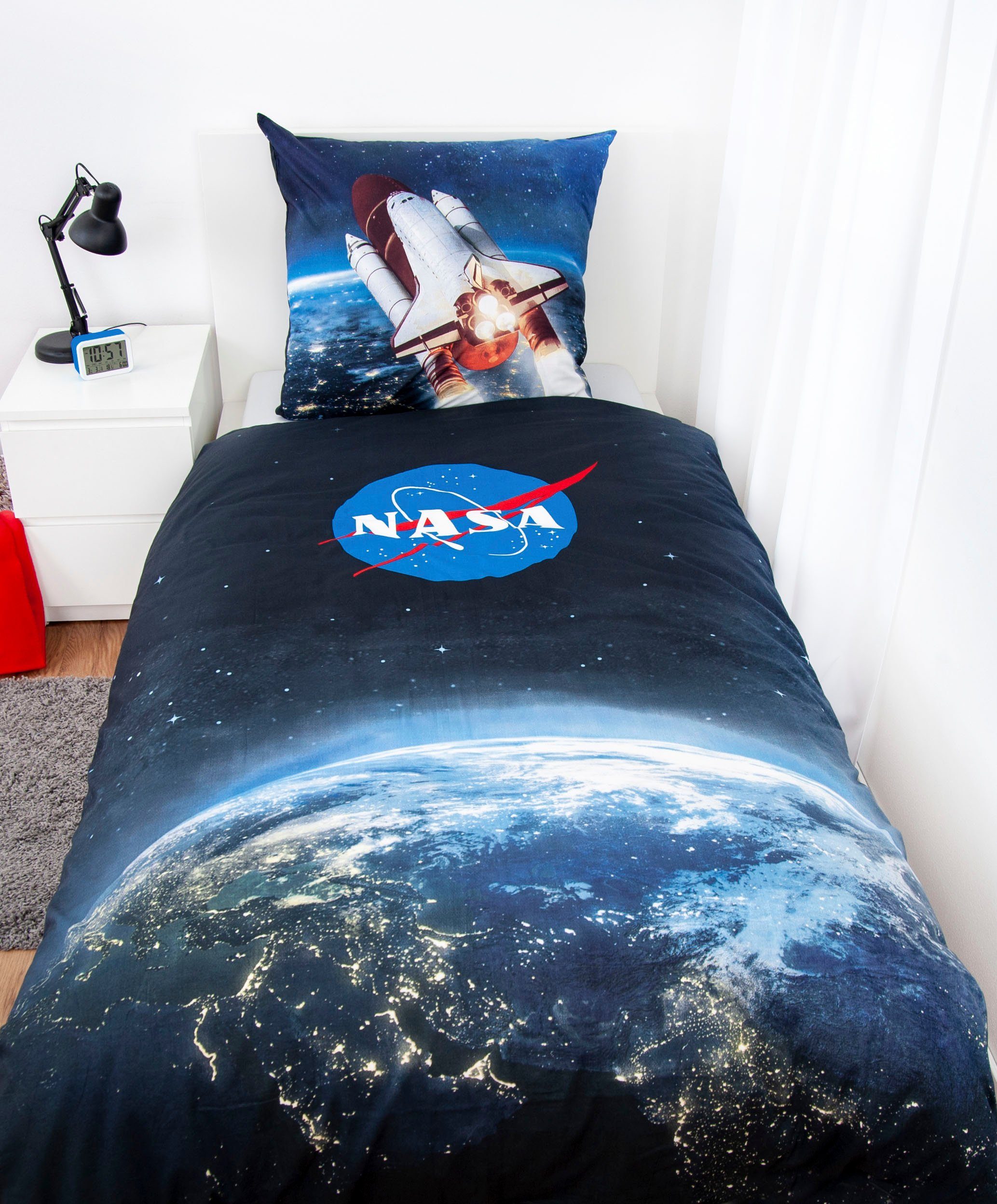 NASA Wendebettwäsche Nasa, Renforcé, 2 teilig günstig online kaufen
