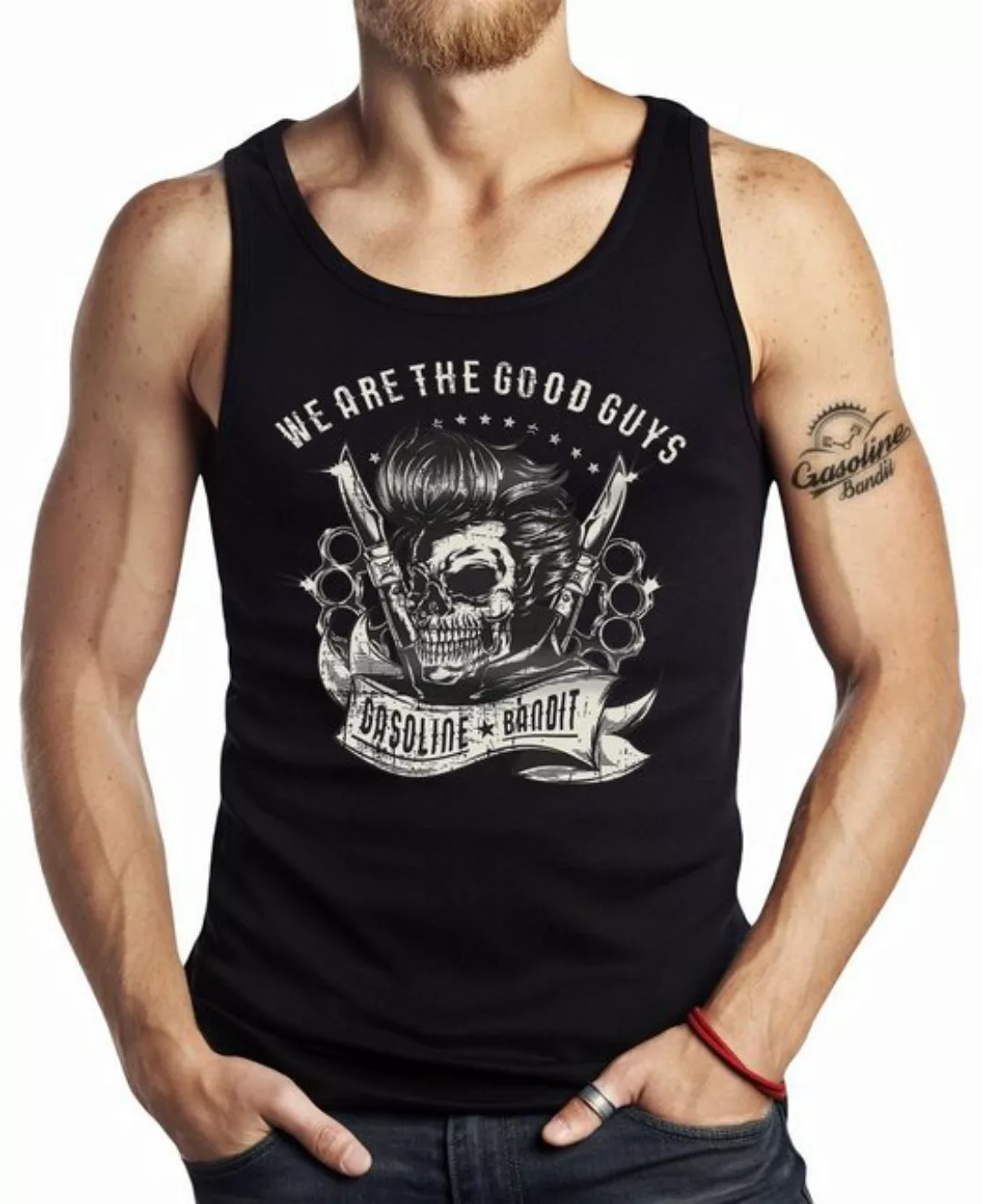 GASOLINE BANDIT® Tanktop für Hot Rod Biker, Rockabilly Fans: We Are The Goo günstig online kaufen