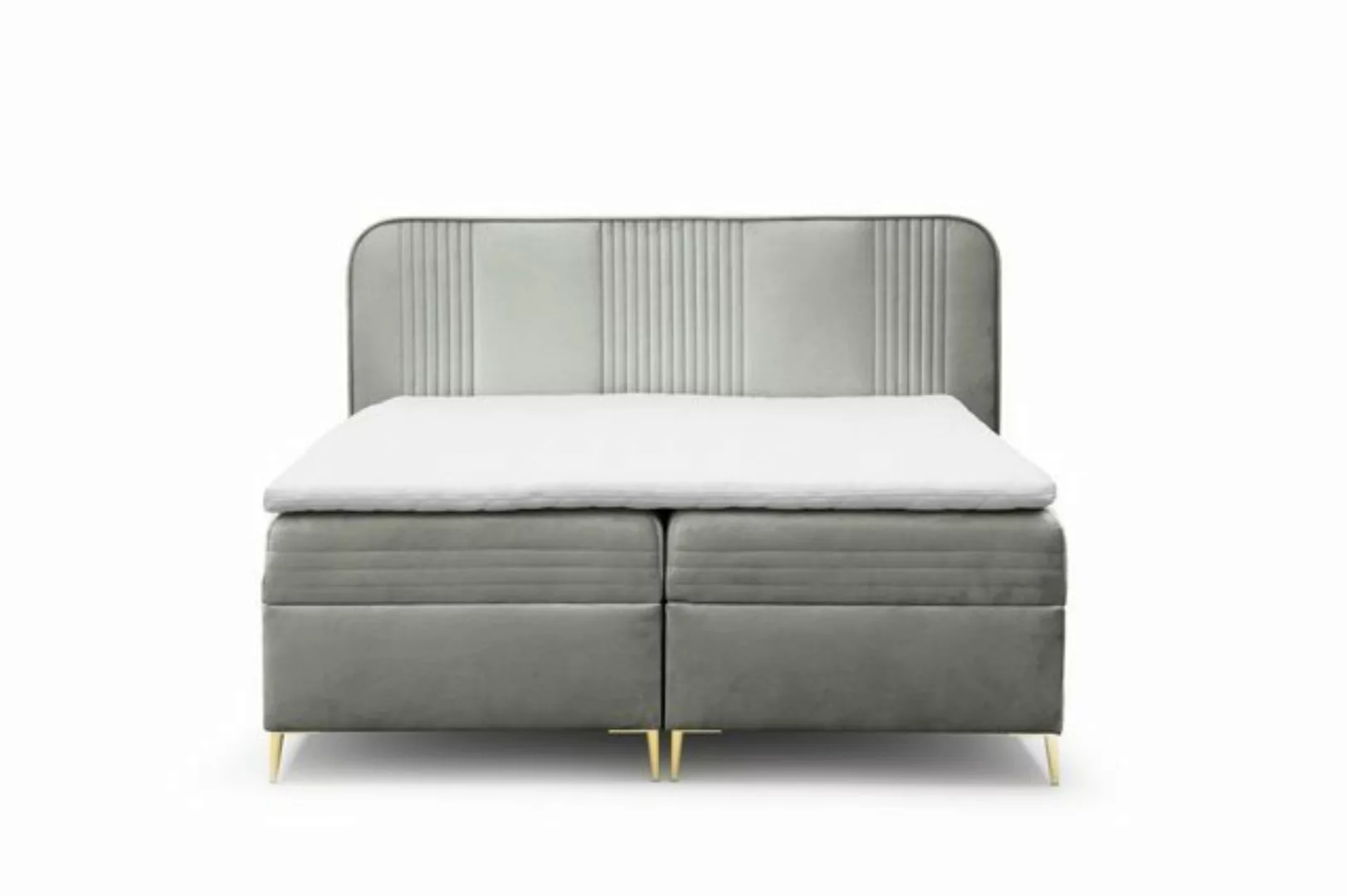 AN-MOEBEL4U Boxspringbett GOLDFLAIR, inkl. Bettkasten und Topper günstig online kaufen