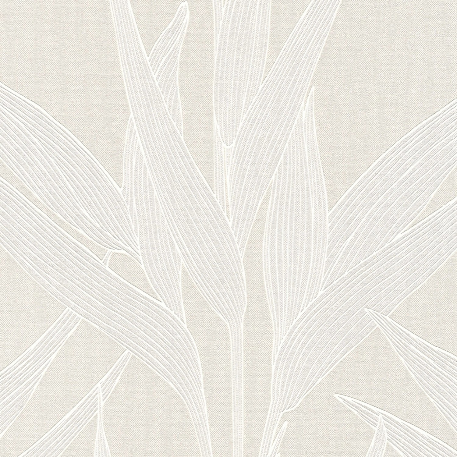 Bricoflor Hygge Tapete mit Blätter Muster Nordische Vliestapete mit Blatt D günstig online kaufen