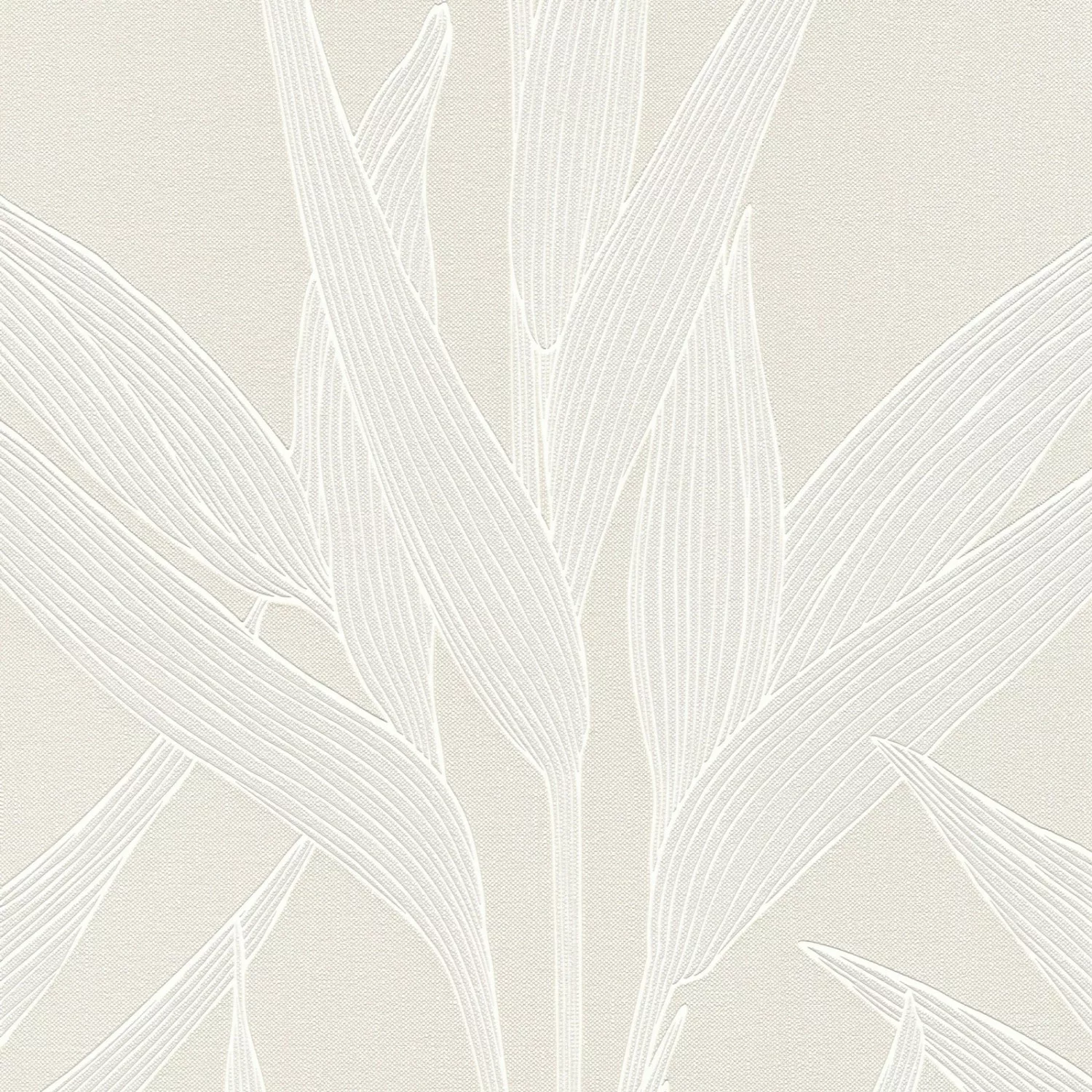 Bricoflor Hygge Tapete mit Blätter Muster Nordische Vliestapete mit Blatt D günstig online kaufen