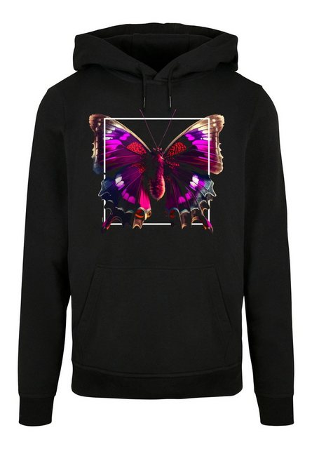 F4NT4STIC Kapuzenpullover Pink Schmetterling HOODIE UNISEX Print günstig online kaufen